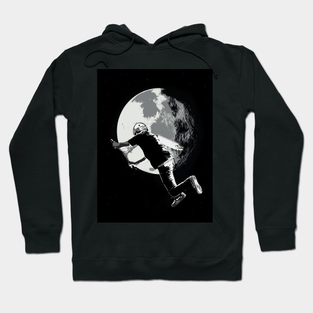 Tailing the Moon - Tail-whip Scooter Stunt Hoodie by Highseller